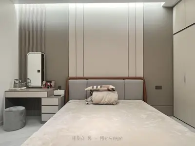 Nội thất nhà phố hiện đại — Phòng ngủ | Nhà S