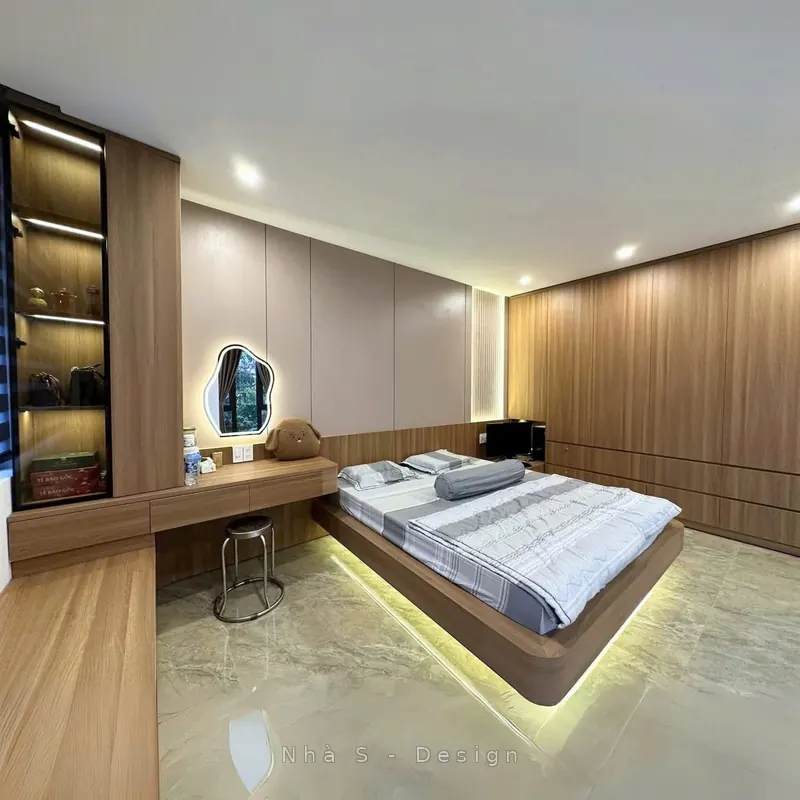 Không gian nhà phố tiện nghi — công trình Nhà S thi công thực tế